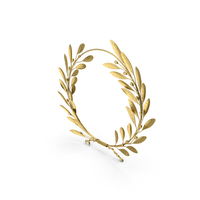 Gold Laurel Wreath PNG & PSD Images