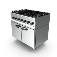 Inox Kitchen Gas Oven PNG & PSD Images