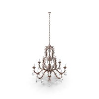 Vaughan Chambord Gilt Chandelier PNG & PSD Images