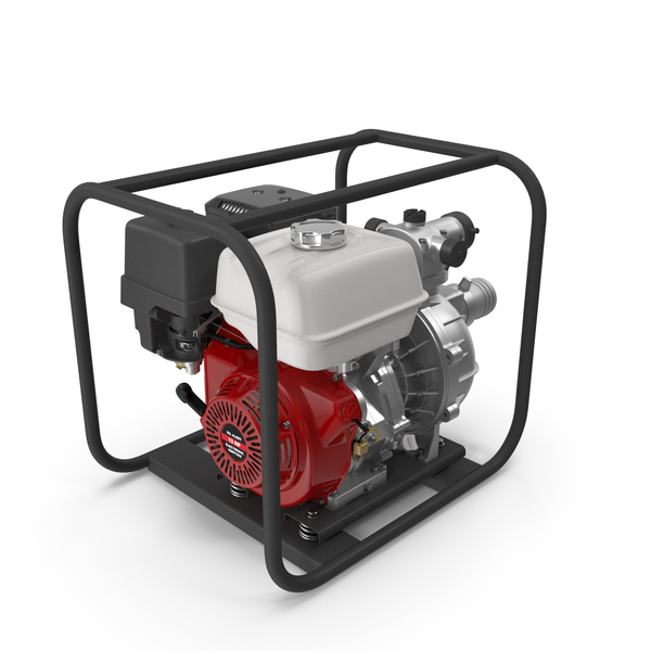Water Pump with Engine PNG & PSD Images