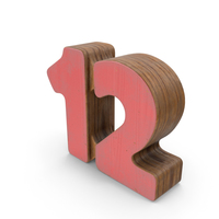 12 Wooden with Paint PNG & PSD Images
