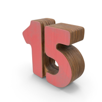 15 Wooden with Paint PNG & PSD Images
