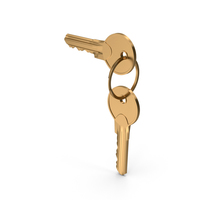Door Key Golden PNG & PSD Images