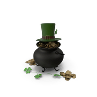 St. Patrick's Day Accessories Set PNG & PSD Images