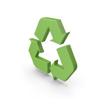 Green Recycle Symbol PNG & PSD Images