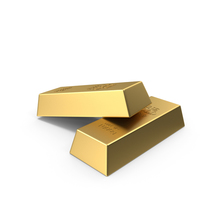 2 Gold Bars PNG & PSD Images