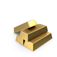 4 Gold Bars PNG & PSD Images
