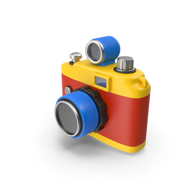 相机玩具PNG和PSD图像