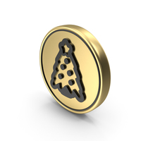 Christmas Tree Coin Logo Icon PNG & PSD Images