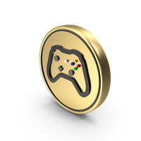 Video Game Play Coin Logo Icon PNG & PSD Images