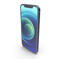 Apple iPhone 12 Blue PNG & PSD Images