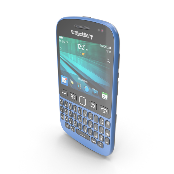 blue blackberry phone