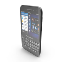 BlackBerry Q5 Black PNG & PSD Images