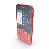 BlackBerry Q5 Red PNG & PSD Images
