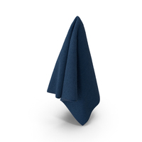 Blue Hanging Towel PNG & PSD Images