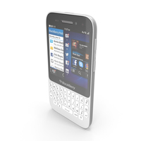 BlackBerry Q5 White PNG & PSD Images