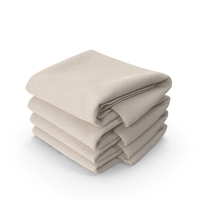 Stack of Beige Towels PNG & PSD Images