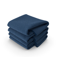 Stack of Blue Towels PNG & PSD Images