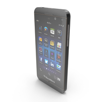 BlackBerry Z10 Black PNG & PSD Images