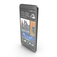 HTC One 2013 Black PNG & PSD Images