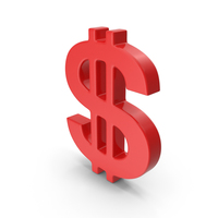 Dollar Sign Red PNG & PSD Images