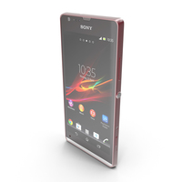 Sony Xperia SP Red PNG & PSD Images