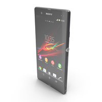Sony Xperia Z Black PNG & PSD Images