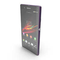 Sony Xperia Z Purple PNG & PSD Images