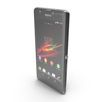 Sony Xperia ZR Black PNG & PSD Images