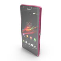 Sony Xperia ZR Pink PNG & PSD Images
