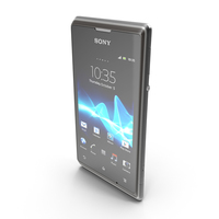 Sony Xperia E dual Black PNG & PSD Images
