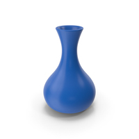 Ceramic Vase Blue PNG & PSD Images
