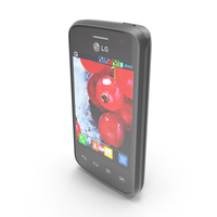 LG Optimus L1 II Tri E475 Black PNG & PSD Images
