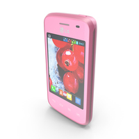 LG Optimus L1 II Tri E475 Pink PNG & PSD Images