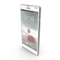 LG Optimus L9 P760 and P768 White PNG & PSD Images