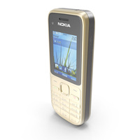 Nokia C2-01 Warm-Silver PNG & PSD Images