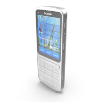 Nokia C3-01 Touch and Type Grey PNG & PSD Images