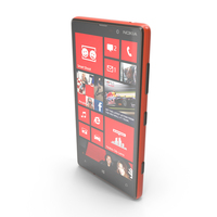 Nokia Lumia 820 Red and Violet PNG & PSD Images