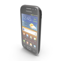 Samsung Galaxy Ace 2 I8160 Black PNG & PSD Images