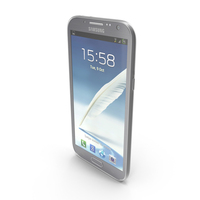 Samsung Galaxy Note II Gray PNG & PSD Images
