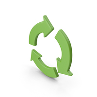 Green Recycle Symbol PNG & PSD Images