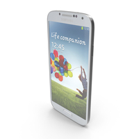 Samsung Galaxy S4 White Frost PNG & PSD Images