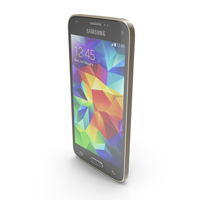 Samsung Galaxy S5 mini Copper Gold PNG & PSD Images