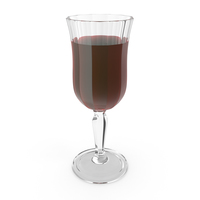 Carved Glass With Wine PNG & PSD Images