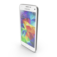Samsung Galaxy S5 Mini Shimmery White PNG & PSD Images