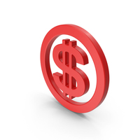 Red Dollar Sign PNG & PSD Images