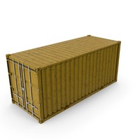 ISO 20 FT Rusty Container PNG & PSD Images