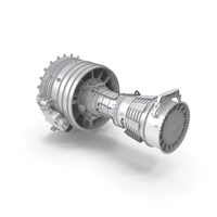 Turbofan CFM-56 Aircraft Engine PNG & PSD Images