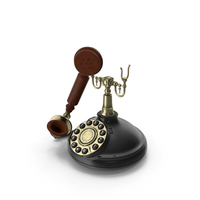 Antique 1920's Telephone PNG & PSD Images