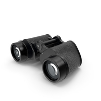 Antique Black Military Binoculars PNG & PSD Images